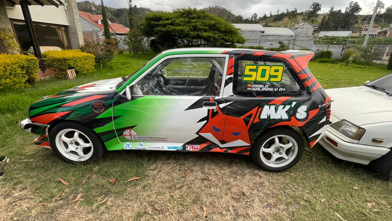 Vista frontal del Zorro Racing